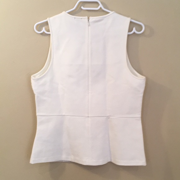 White J Crew wide strap top - Picture 3 of 5